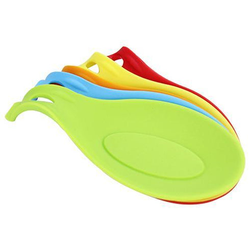 AussieSuperStore Homeware Supplies Silicone Heat Resistant Spoon Fork Mat Rest Utensil Classic Holder Kitchen Tool Silicone HeatResistant Spoon Fork Mat Rest Utensil Holder Kitchen Tool CBSPOONMAT